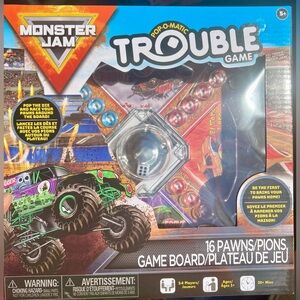 Monster Jam Pop-O-Matic TROUBLE Game